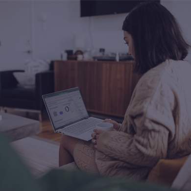 Person on computer