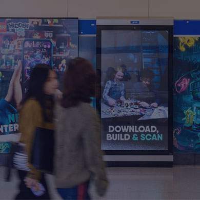 Stock image of DOOH