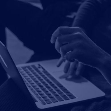 Person using laptop