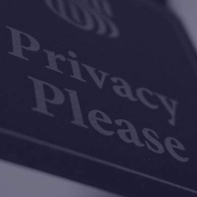 Privacy sign